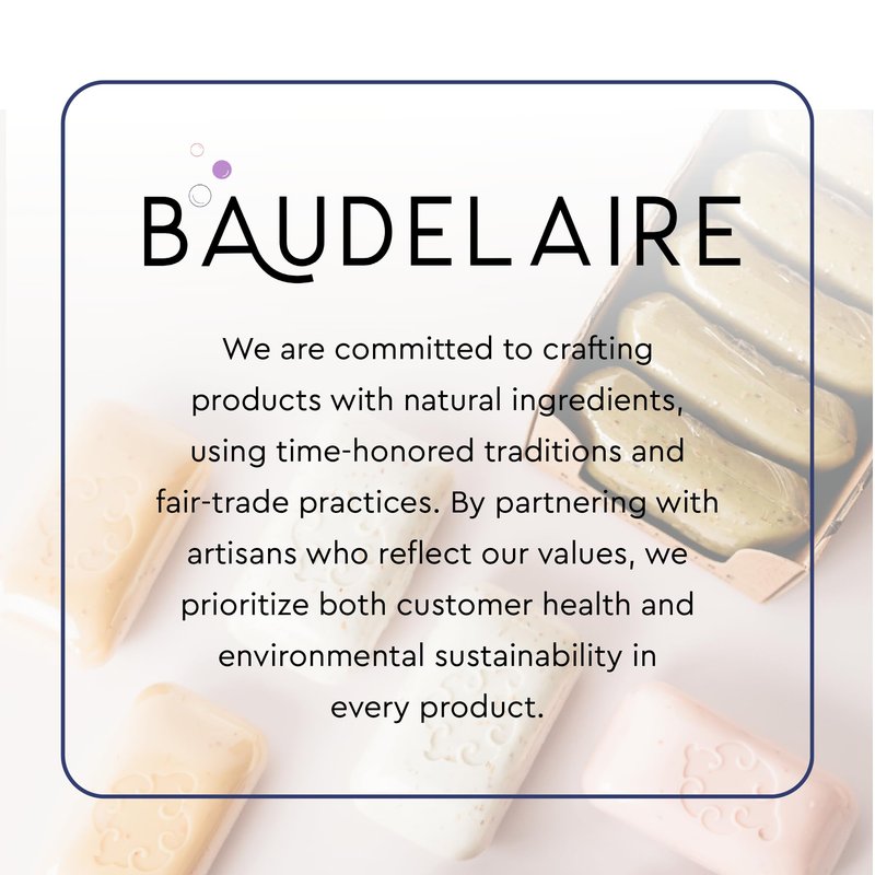 Baudelaire Exfoliating Sea Loofa Soap - Natural Fragrance - Hydrating & Moisturizing Triple-Milled Luxury, 5 oz (Pack of 6)