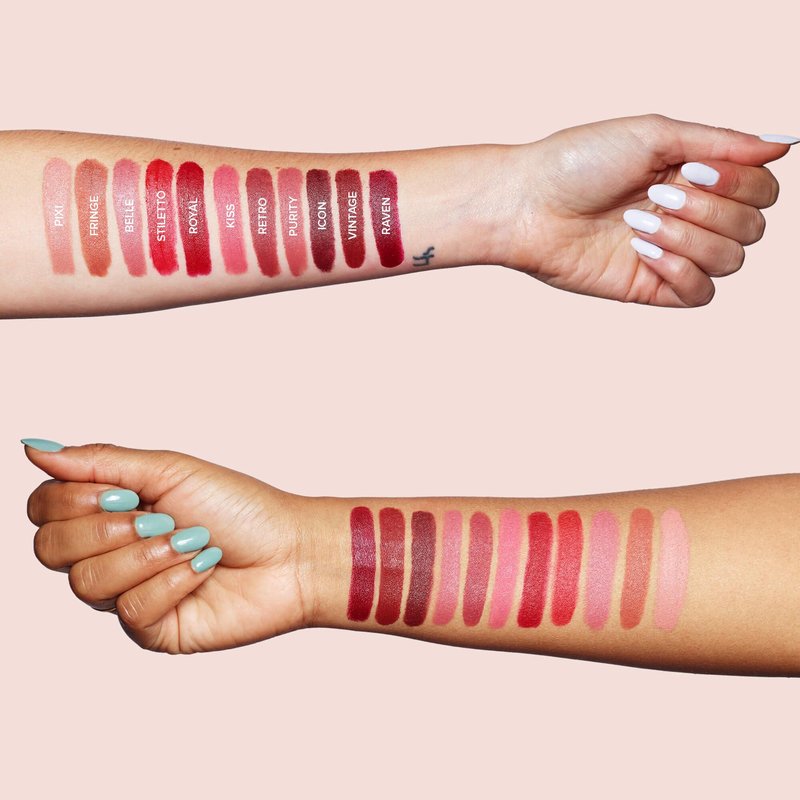 Nudestix Intense Matte Lip + Cheek Pencil – 3-in-1 Long-Wear Matte Lipstick, Lip Liner & Blush Stick | Waterproof, Vegan, Preservative-Free | Soft Blurred Finish, Shade: Royal