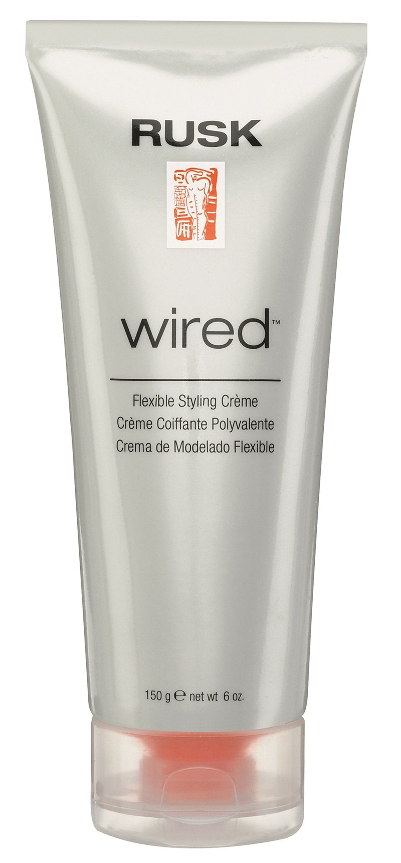 RUSK Wired Flexible Styling Cream - Frizz Control Hair Styling Products for Textured Definition & Pliable Hold - Flexible Hair Cream for All Types (6 oz) (Pack of 2)