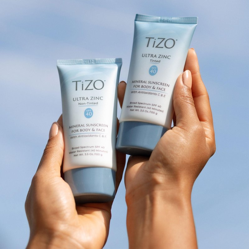 TiZO® Ultra Zinc | Non Tinted | Broad Spectrum SPF 40 for face and body | UVA and UVB protection | 20% Zinc Oxide formula | All Skin Types | 3.5 oz/100 g