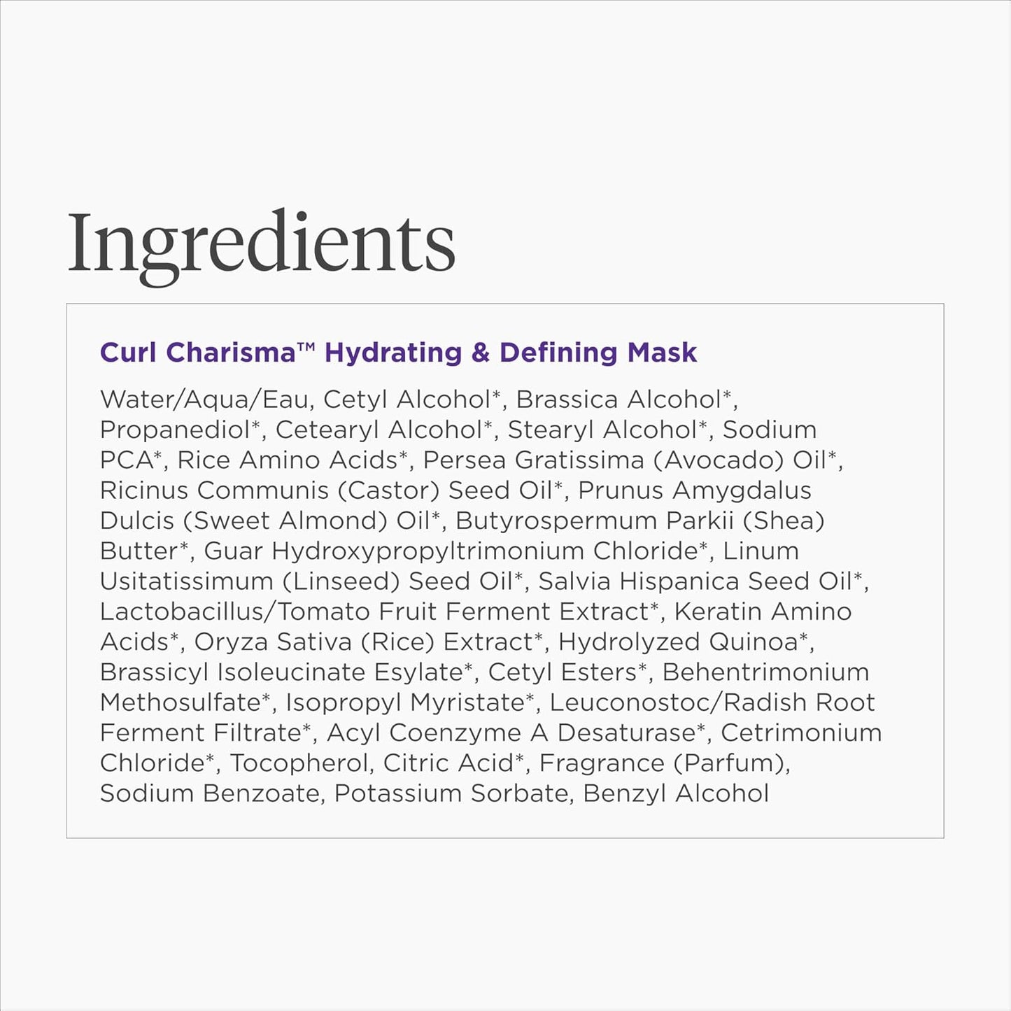 Briogeo Curl Charisma Hydrating & Defining Mask - Nourishes Wavy, Curly & Coily Hair | Silicone-Free, Vegan