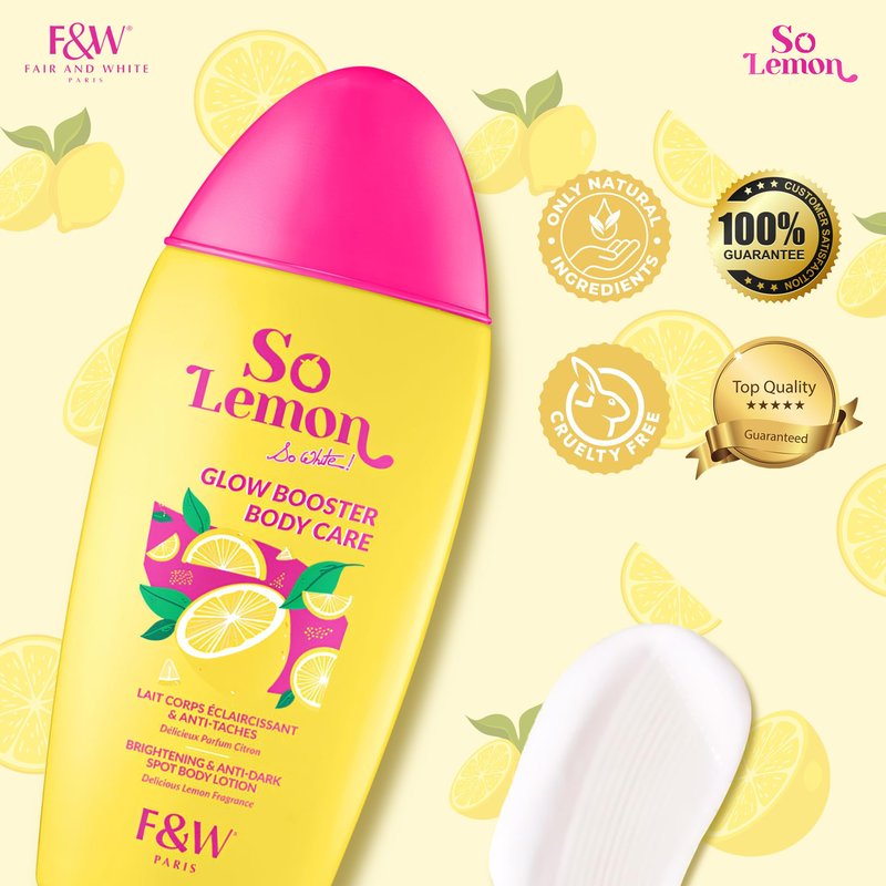 FAIR & WHITE So Lemon Glow Booster Body Care Lotion - 500ml