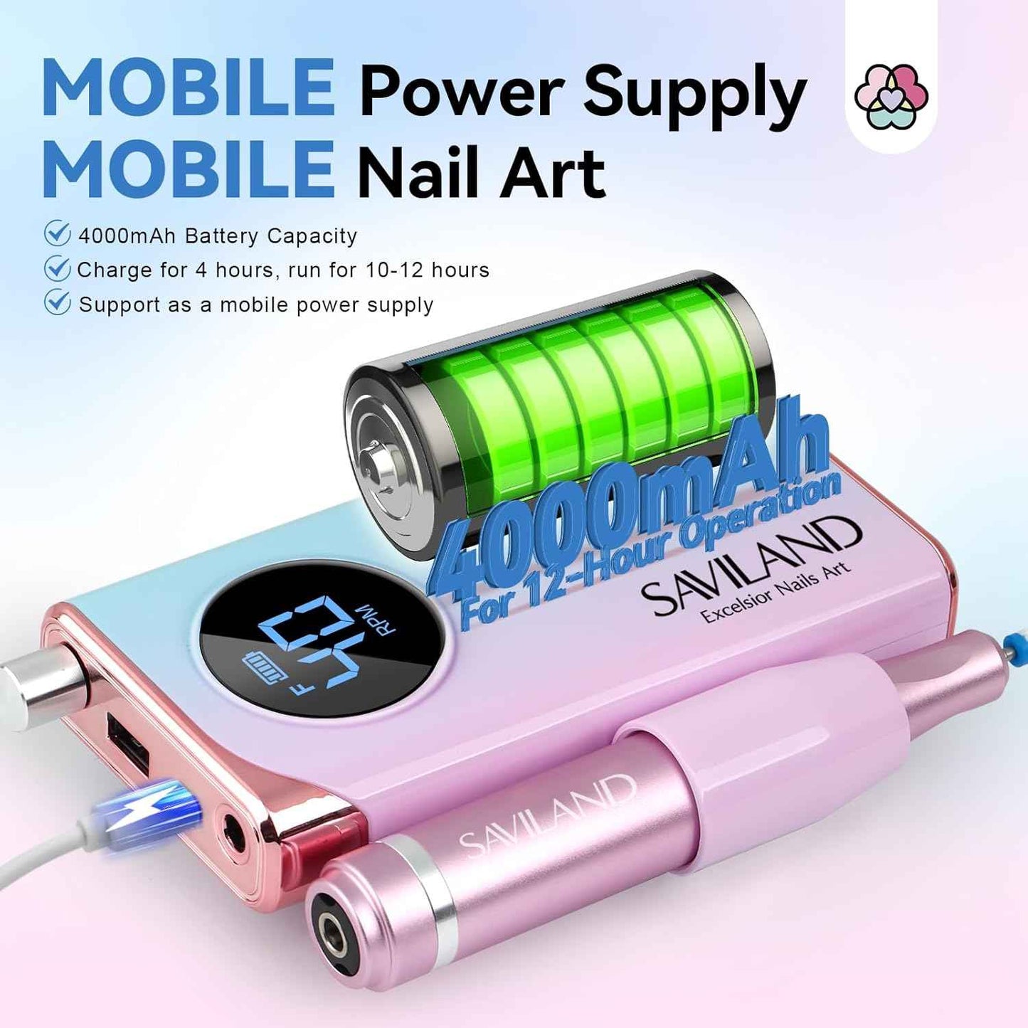 Acrylic Nail Kit Set - Complete Nail Art Supplies for DIY Manicure & Pedicure