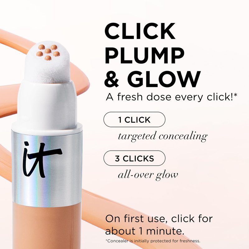 IT Cosmetics Do It All Radiant Concealer – Makeup Concealer – Hydrate & Brighten – Creaseless Medium Coverage & Radiant Finish – Niacinamide & Hyaluronic Acid - Light Medium Neutral, 0.2 Fl Oz