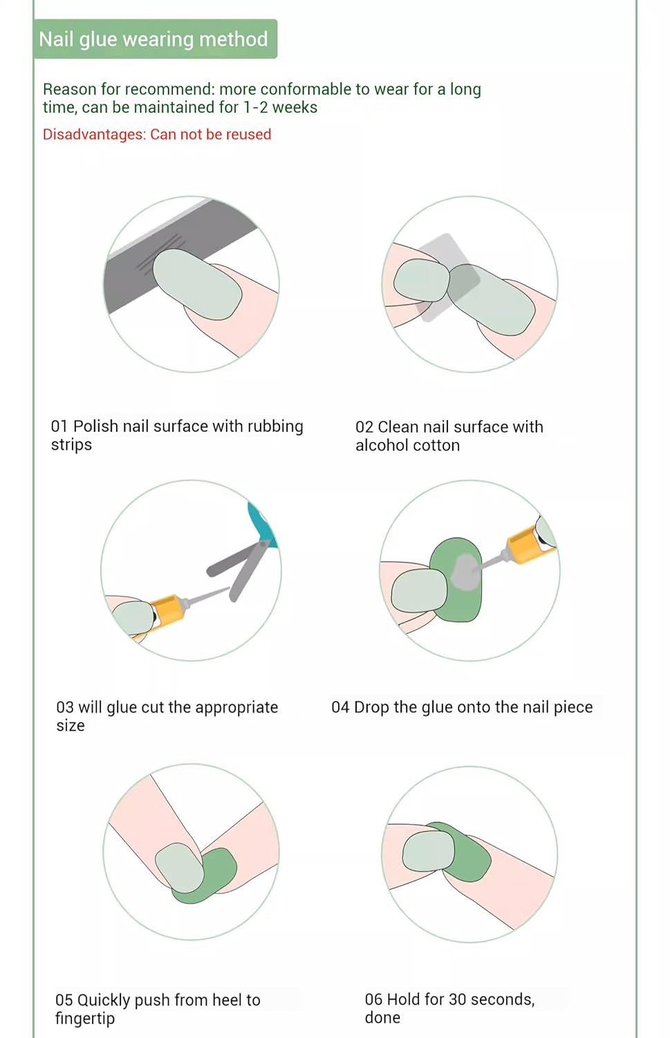 Luxury Handmade Almond Press-On Nails - Reusable Halloween Goth Style, 11pcs Blue Butterfly