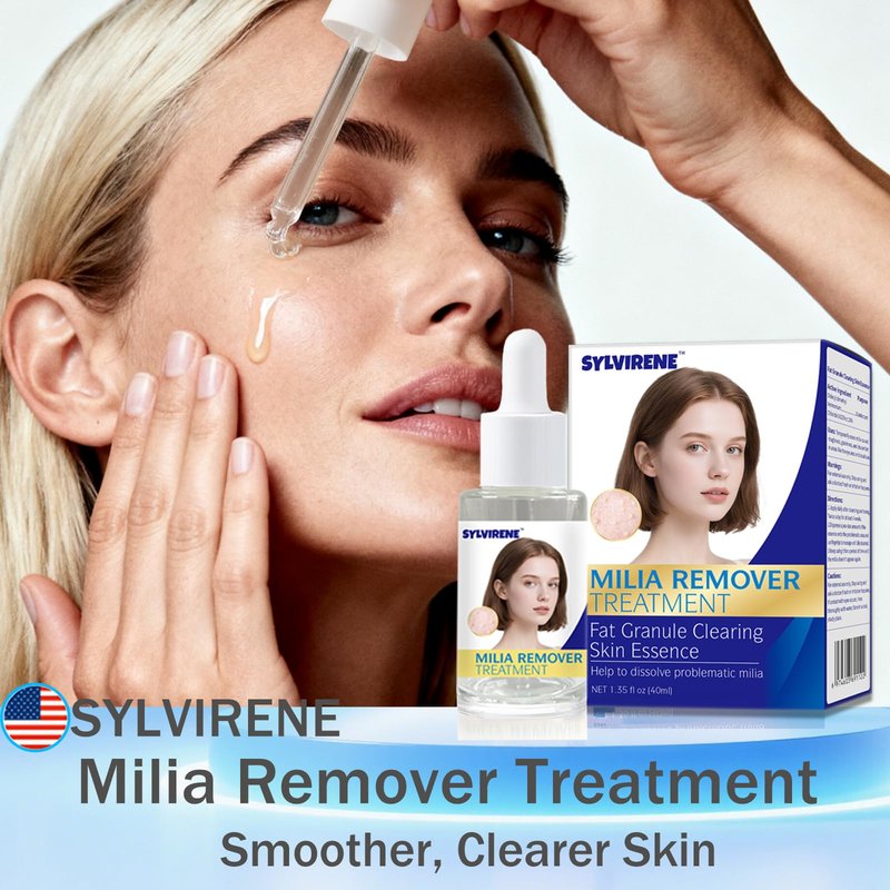 Sylvirene 40 ml Milia Remover Serum for Eyes & Face, Milia Removal Essence, Milia Spot Remover Serum for Clear Skin