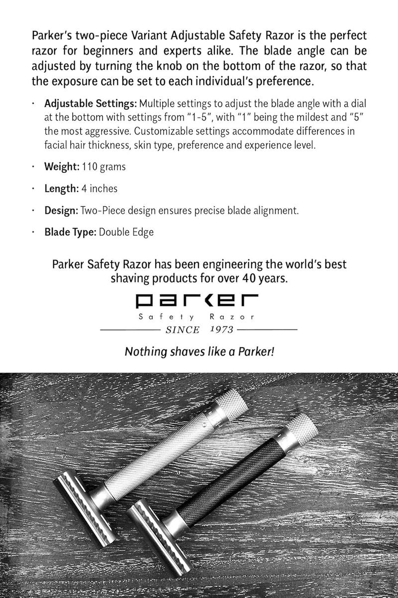 Double Edge Razor Blade Variety Pack - 100 Blades for All Standard Safety Razors