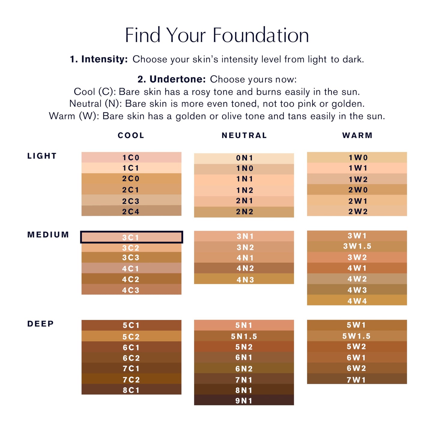 Estée Lauder Double Wear Stay-in-Place 24-Hour Long-Wear Matte Foundation Makeup | Original Formula 1 Fl Oz, 3C1 Dusk