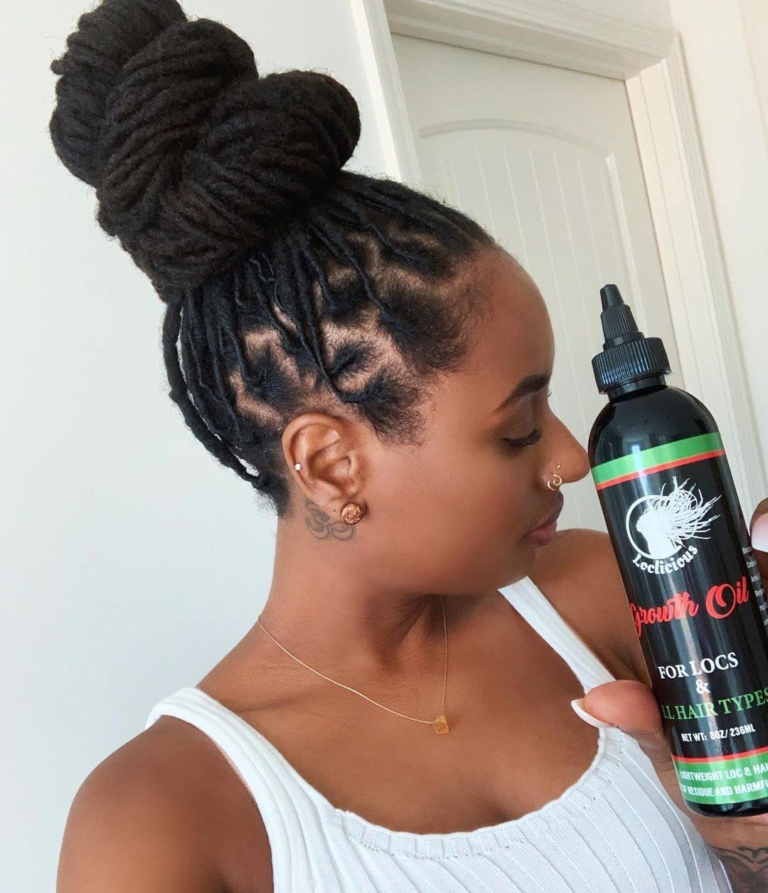Nourishing Loc and Scalp Hair Oil - Lightweight Hydrating Formula for All Locs, Natural Hair, and Dreadlocks | 8oz
