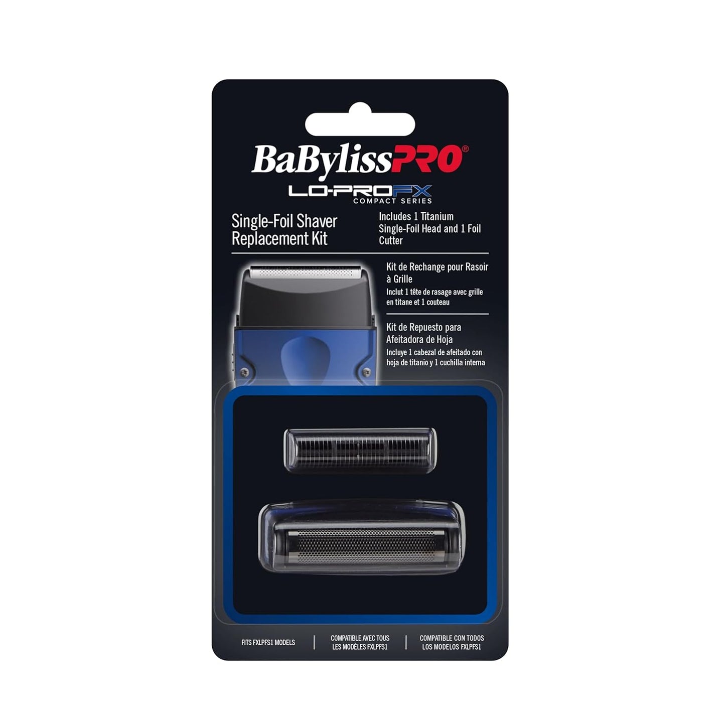 BaBylissPRO High-Performance LO-PROFX Shavers for Men - Compact Design & Precision Blades