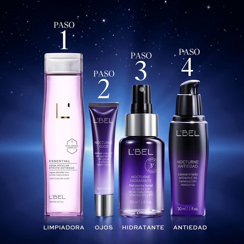 L'Bel - Nocturne Eye Cream with Hyaluronic Acid, Provides firmness, Fights Dark Circles and Bags
