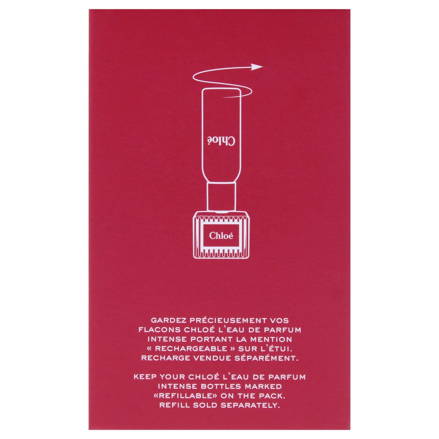 LEau De Parfum Intense by Chloe for Women - 3.3 oz EDP Spray (Refillable)