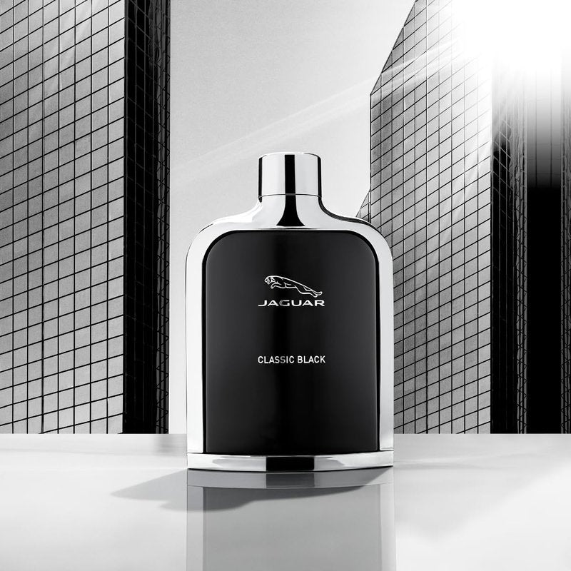 Jaguar Eau de Toilette Spray for Men, Black, 3.4 Ounce