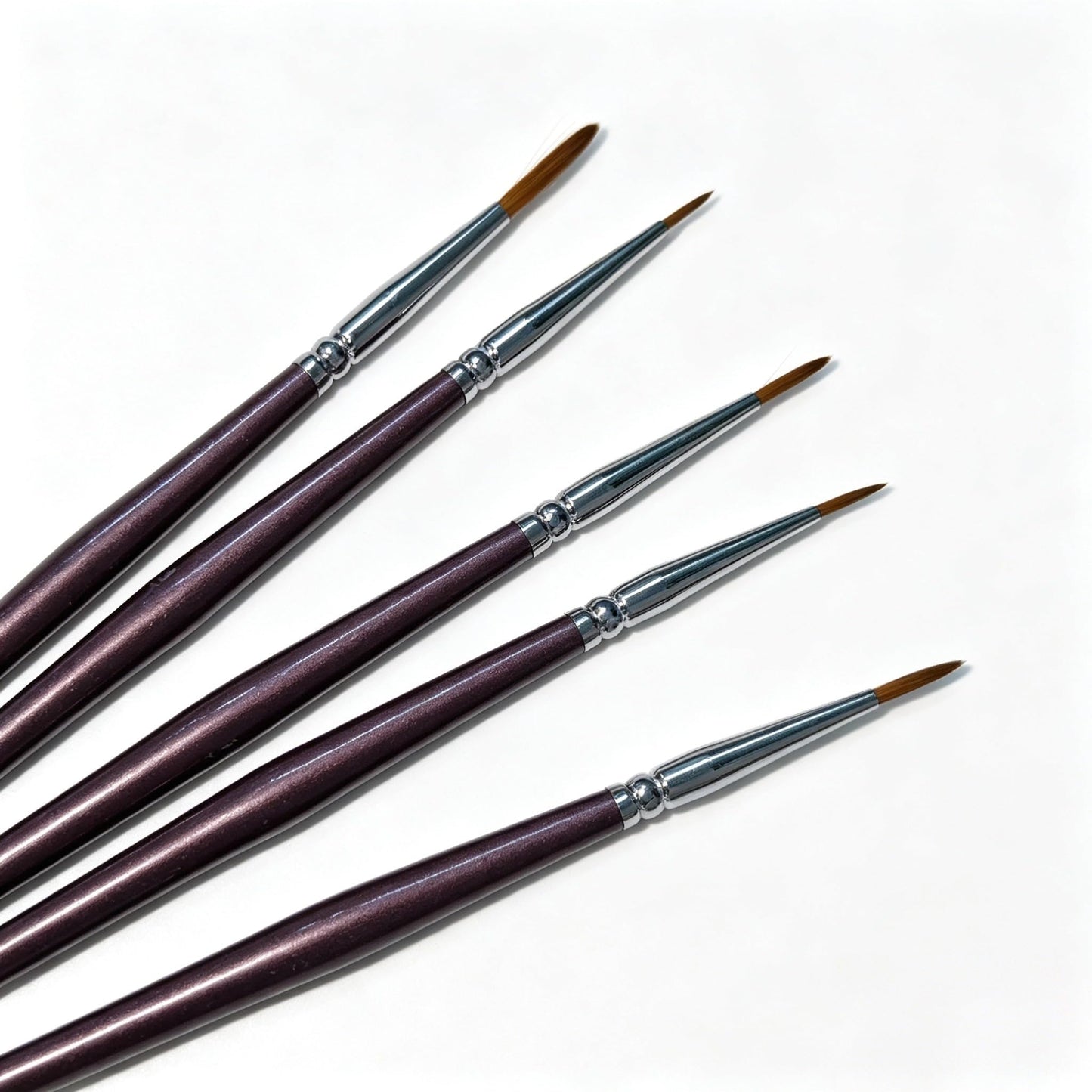 Kolinsky Sable Miniature Watercolor Brushes, 7pcs Professional Small Detail Paint Brushes