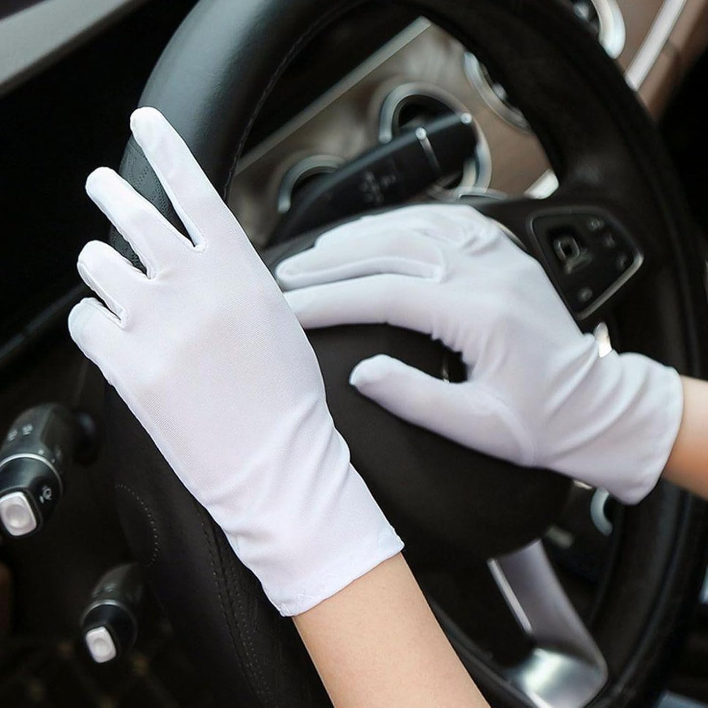 60 Pairs of Washable Pure Cotton White Gloves for Eczema & Jewelry Care