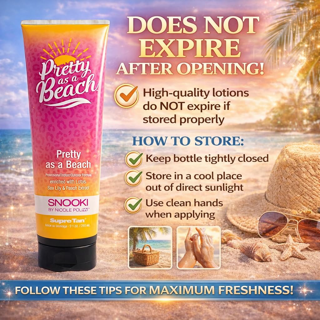 Supre Snooki Pretty As A Beach Natural Bronzer Indoor/Outdoor Formula 9oz