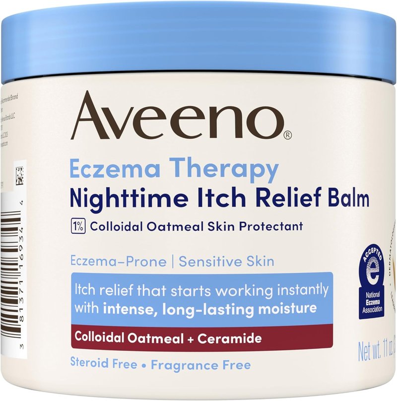 Aveeno Eczema Therapy Balm - Colloidal Oatmeal Formula for Itchy Skin | 11 oz Moisturizing Relief