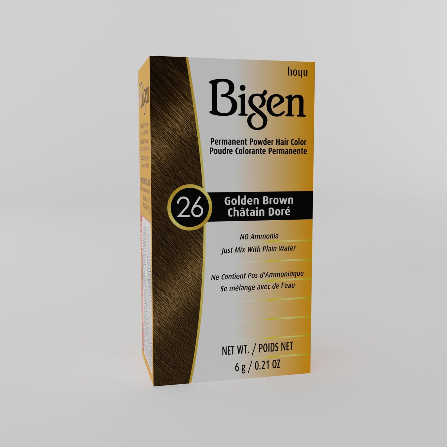 #26 Golden Brown Bigen Permanent Powder (6 Pack)