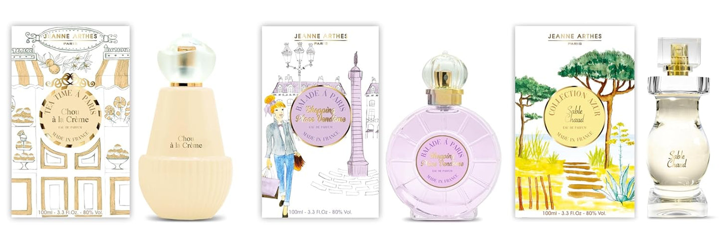 Jeanne Arthes French Way of Life Perfume for Women - Fruity Floral Musk & Patchouli | 3.3 Fl. Oz
