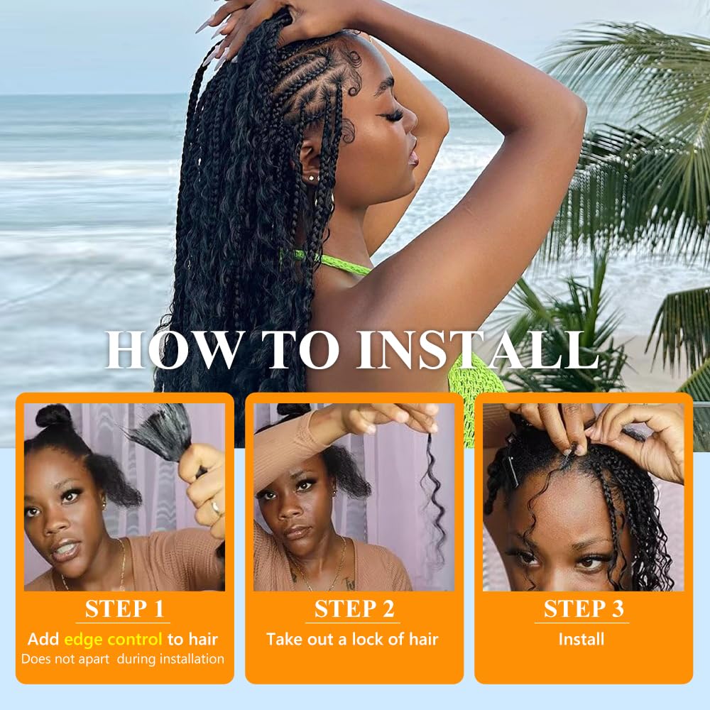 QTHAIR Deep Water Wave Bulk Human Hair For Braiding, 18A, No Weft, 100% Unprocessed Brazilian Water Wave Virgin Hair, one Bundle, Micro Braiding (#1B(Natural Black), 18"-50g, Curly)