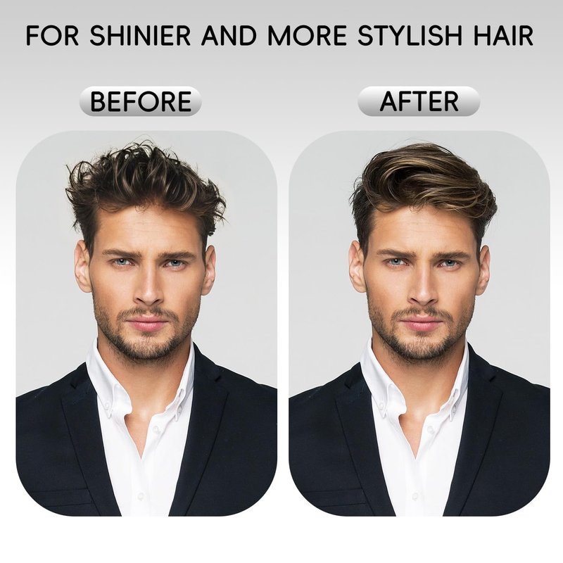 Mlivrom Men’s Hair Clay Matte Pomade, Super Hold Long Lasting Style, Shine And Moisturising, Matte Finish Pomade for All Hair Types