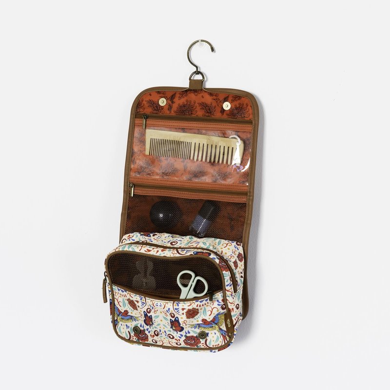 Grupo Erik Frida Kahlo Travel Toiletry Bag with Swivel Hook