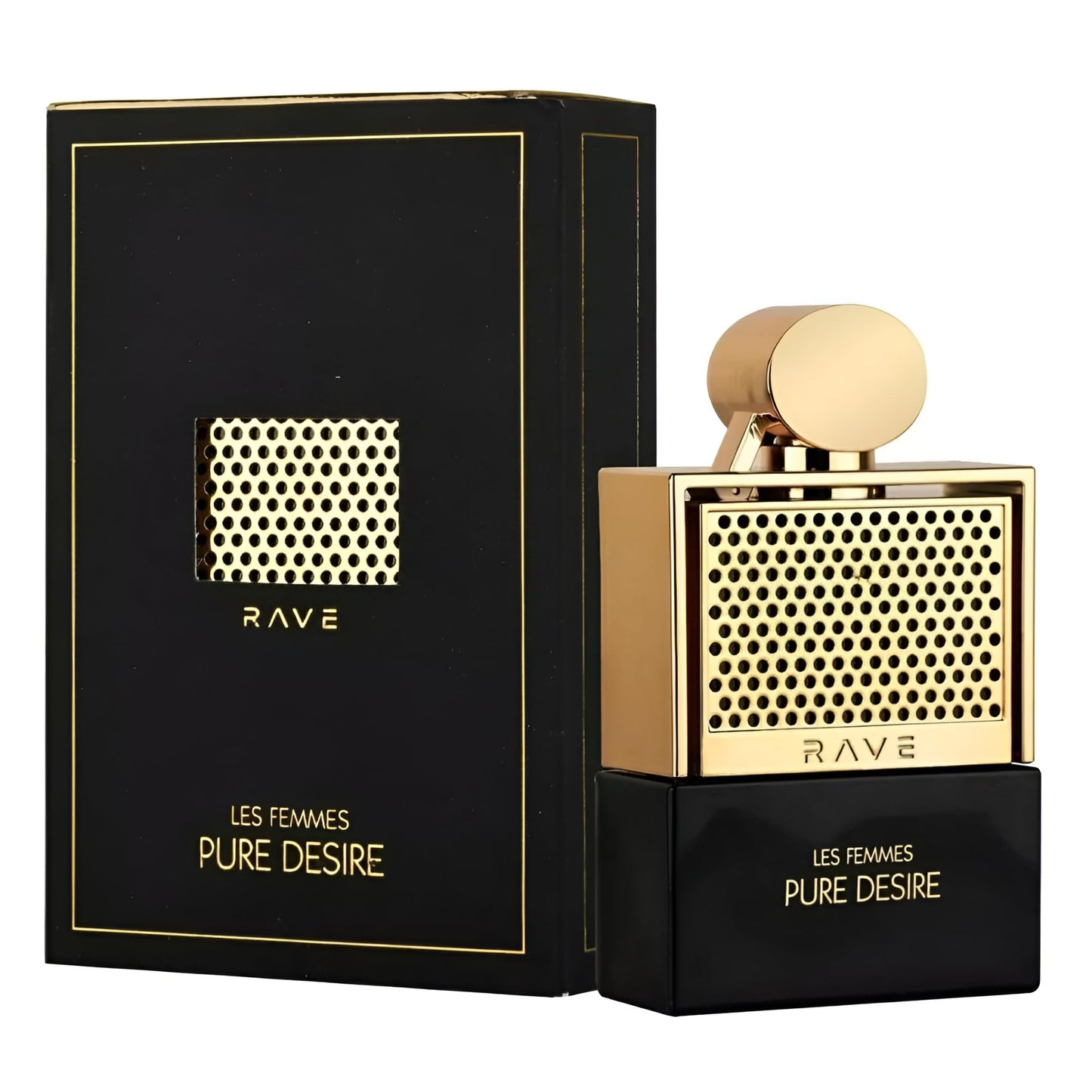 Rave Pure Desire Gold for Women Eau de Parfum Spray, 3.4 Ounce