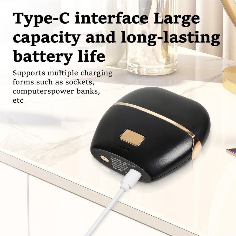 Mini Hair Straightener,Rechargeable Wireless Portable Hair Straightener Brush,Fast Heating Hot Comb,3-Speed Temperature Control,Anti Scald Shell, Lightweight and Portable for Home Travel Gift (Black)
