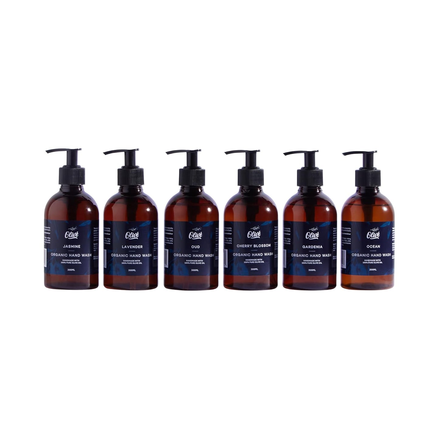 Cherry Blossom Olive Oil Hand Wash - 100% Pure, Natural Hydrating Soap | 300ml Pump for Soft, Healthy Hands