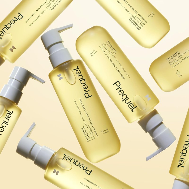 Prequel Skin Pre-Gleanse Oil Cleanser - Gentle Double Cleansing Oil with Cica | 6.5oz for All Skin Types