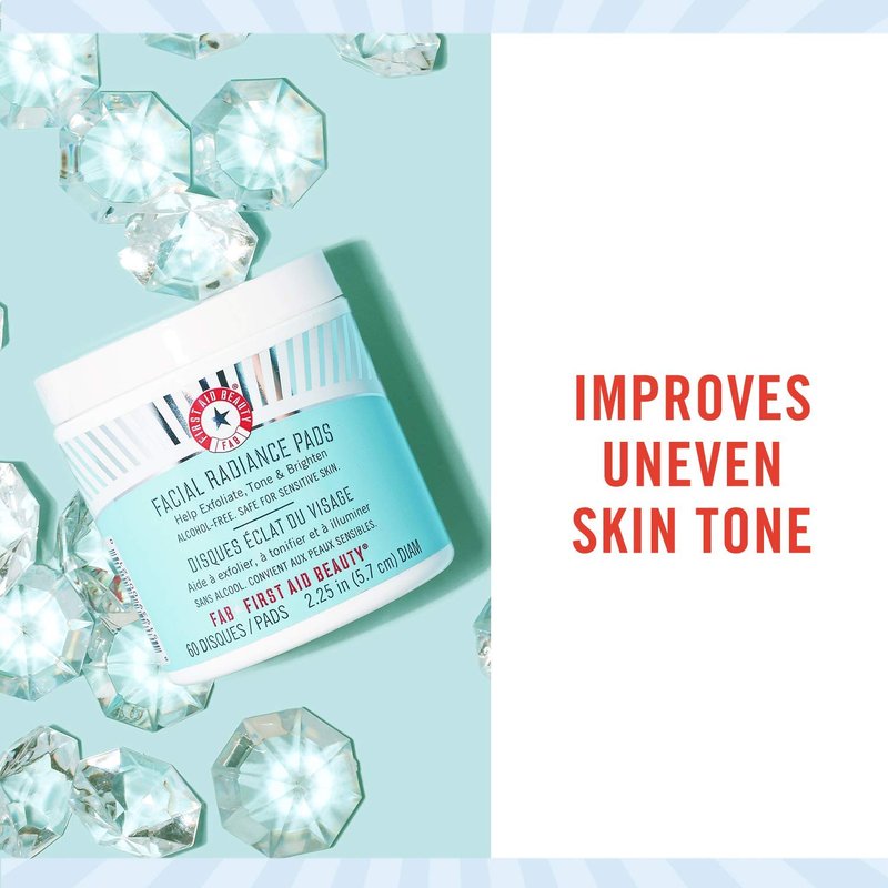 Facial Radiance Pads by First Aid Beauty - Exfoliating & Brightening | 60 Pads