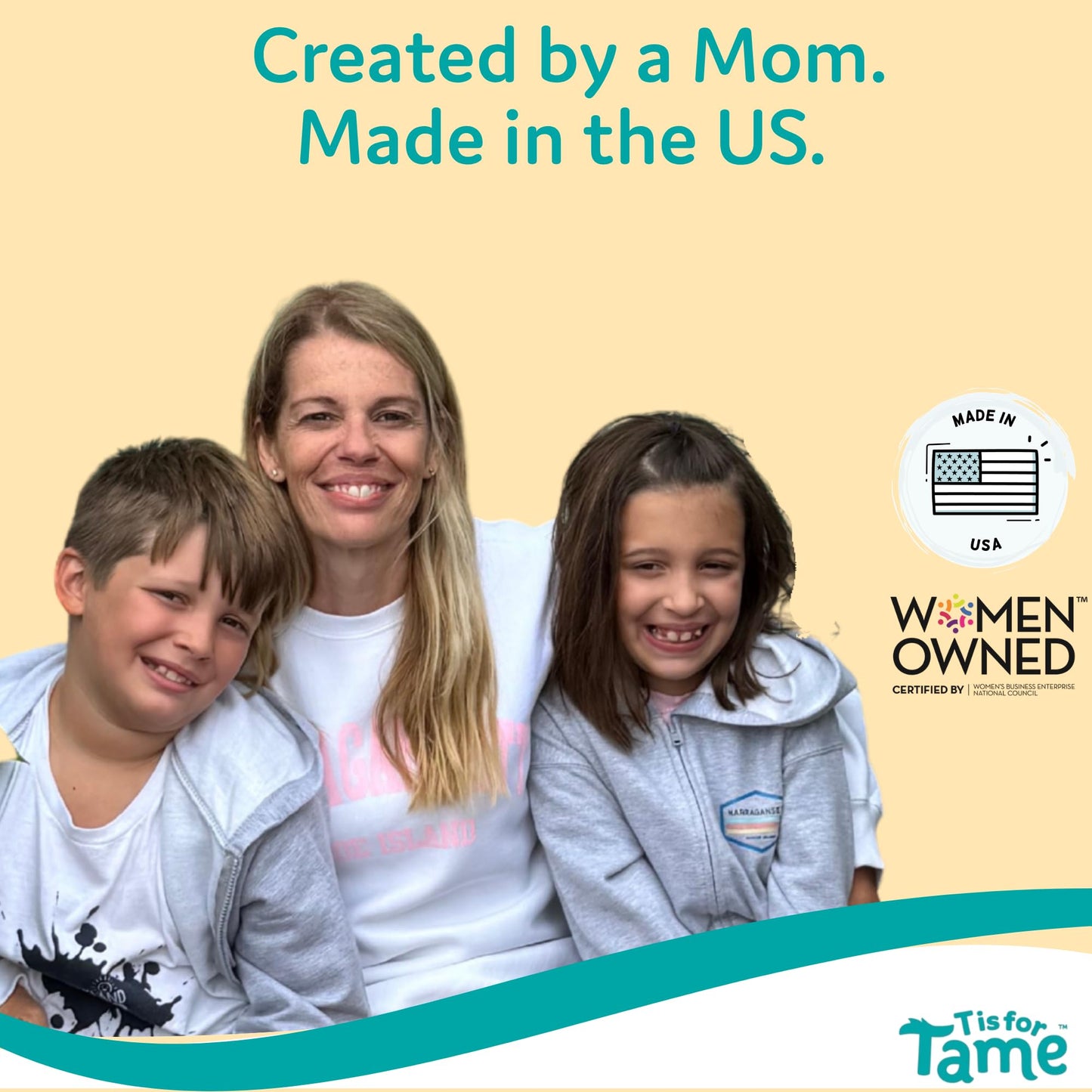 T is for Tame Kids Hair Taming Cream, 2-pack, for Frizz, Flyaways & Bedhead