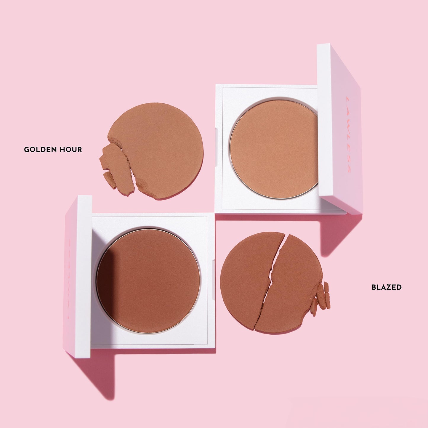 LAWLESS Women's Talc Free Velvet Matte Bronzer, Blazed, 0.3 oz/ 11 g