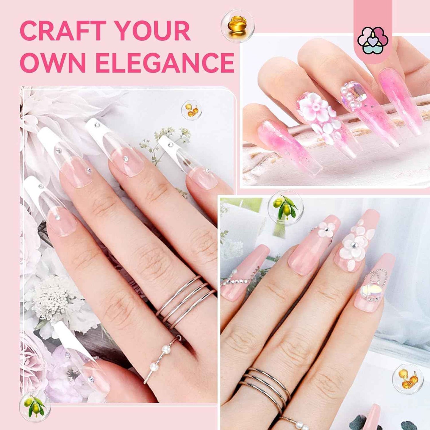 Professional Acrylic Nail Kit for Beginners with Drill, Cutters & Clipper - Saviland