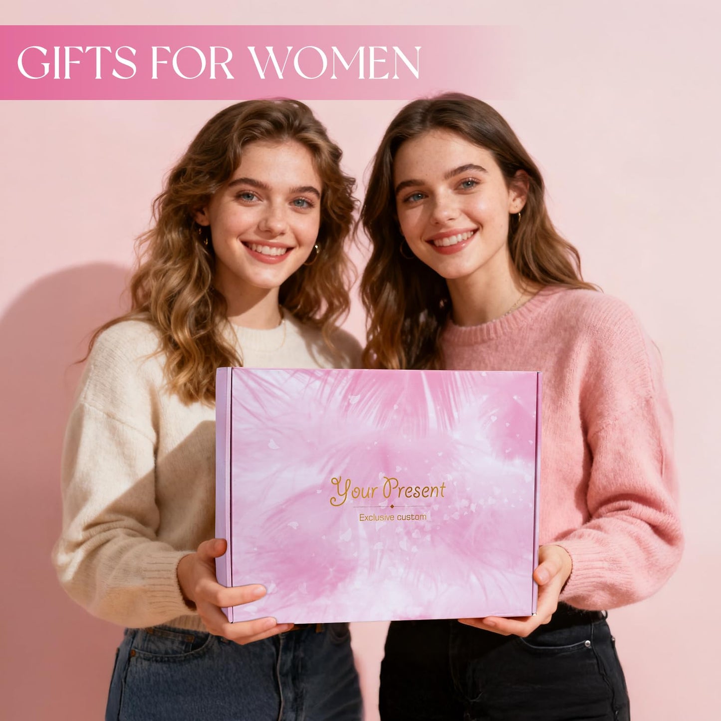 Birthday Gifts for Women, 18PCS Relaxing Spa Gift Basket Self Care Gifts, Unique Gift Ideas for Mom Her Friend Wife Sister, Christmas, Mother's Day, Valentine's Day, Get Well Gift