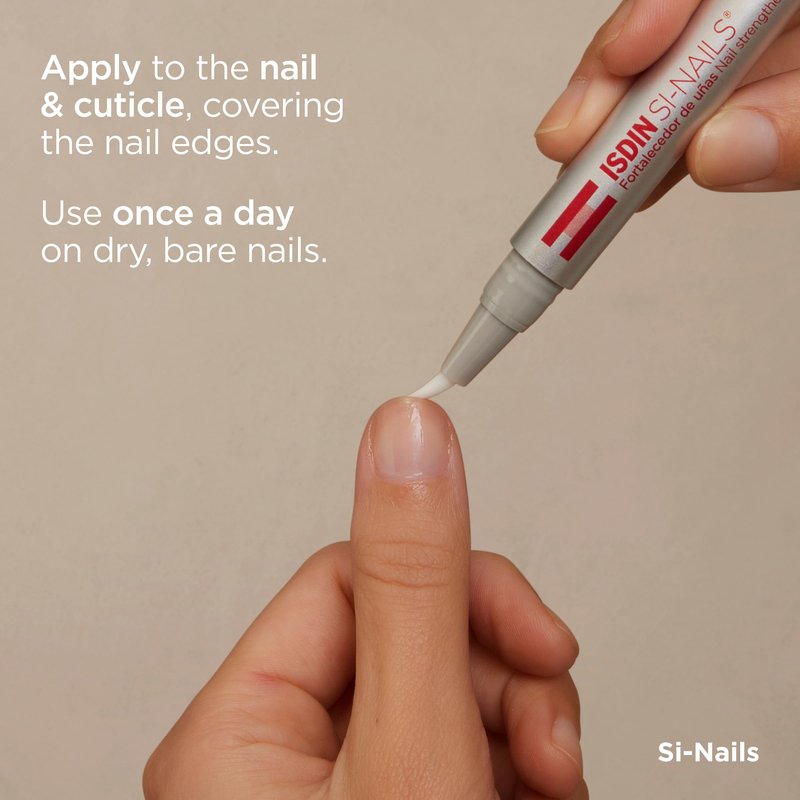 ISDIN Si-Nails Strengthening & Hardening Nail Serum Treatment, 0.08 fl oz