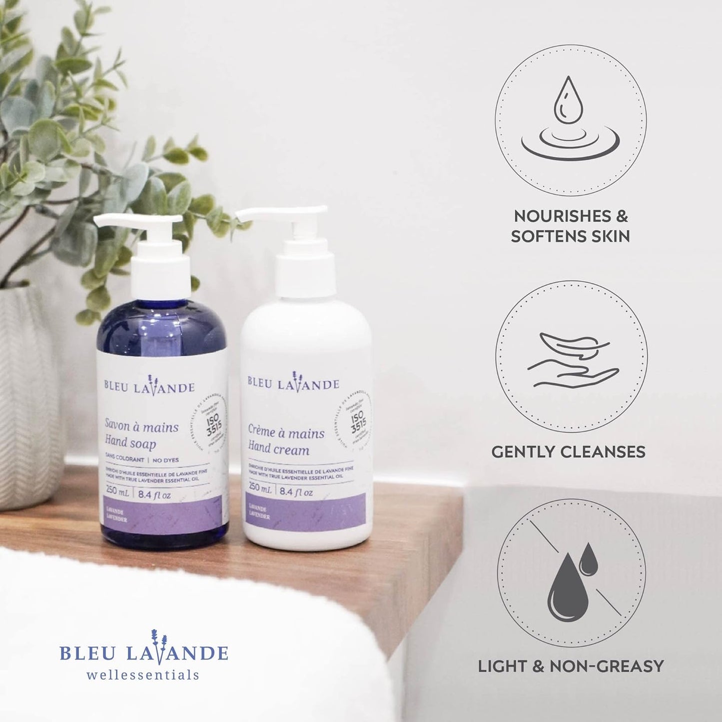 Premium Lavender Hand Care Set - Soothing Aromatherapy Soap & Cream with 100% Pure Essential Oil - Natural & Vegan