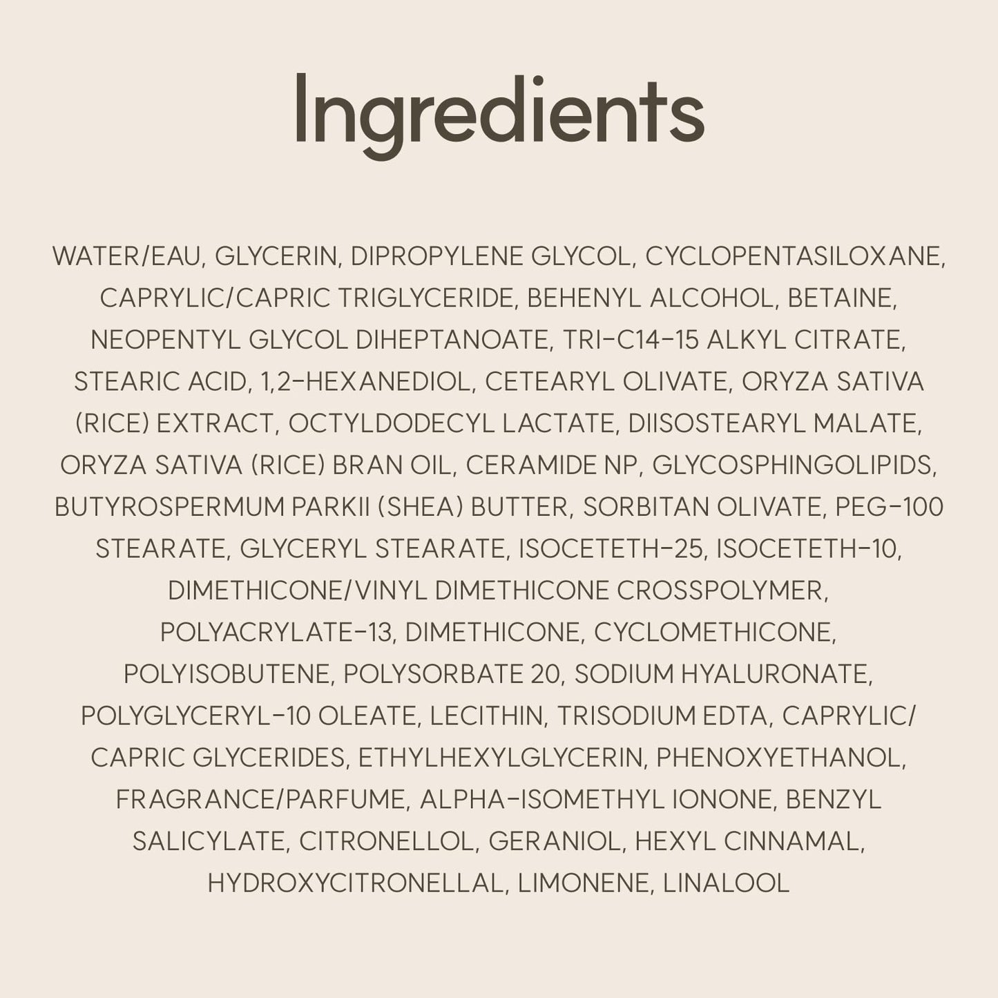 The Face Shop Rice Ceramide Cream, Hydrating Face Moisturizer, for Dry & Combination Skin, Lightweight, Fast-absorbing, 1.69 fl. oz.