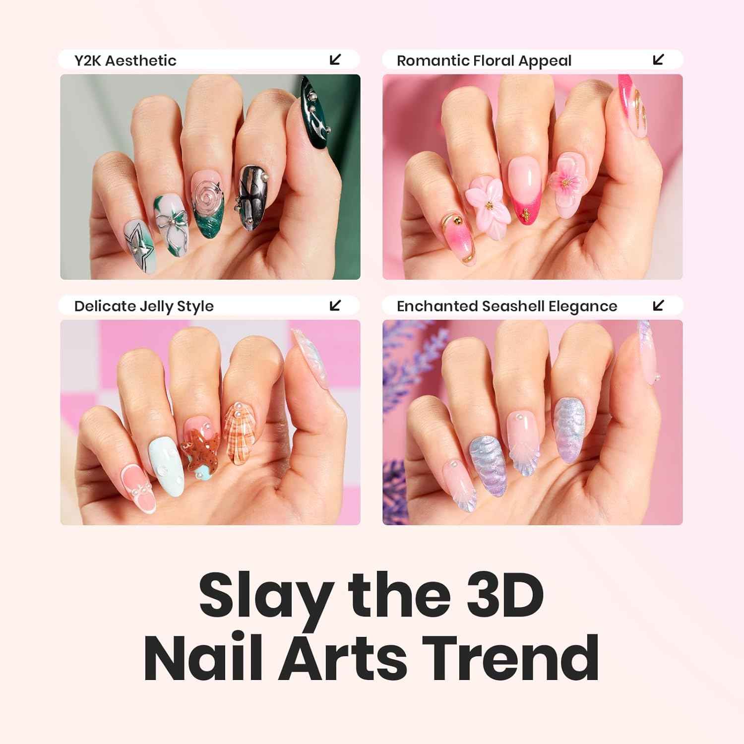 Beetles Gel Nail Polish & Solid Builder Gel Set - Long-Lasting Nail Art