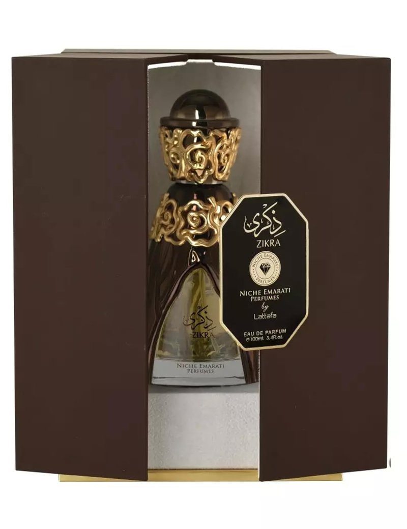 Lattafa Niche Emarati Zikra Eau de Parfum Spray - Unisex Fragrance, 3.4 Oz | 100 ml