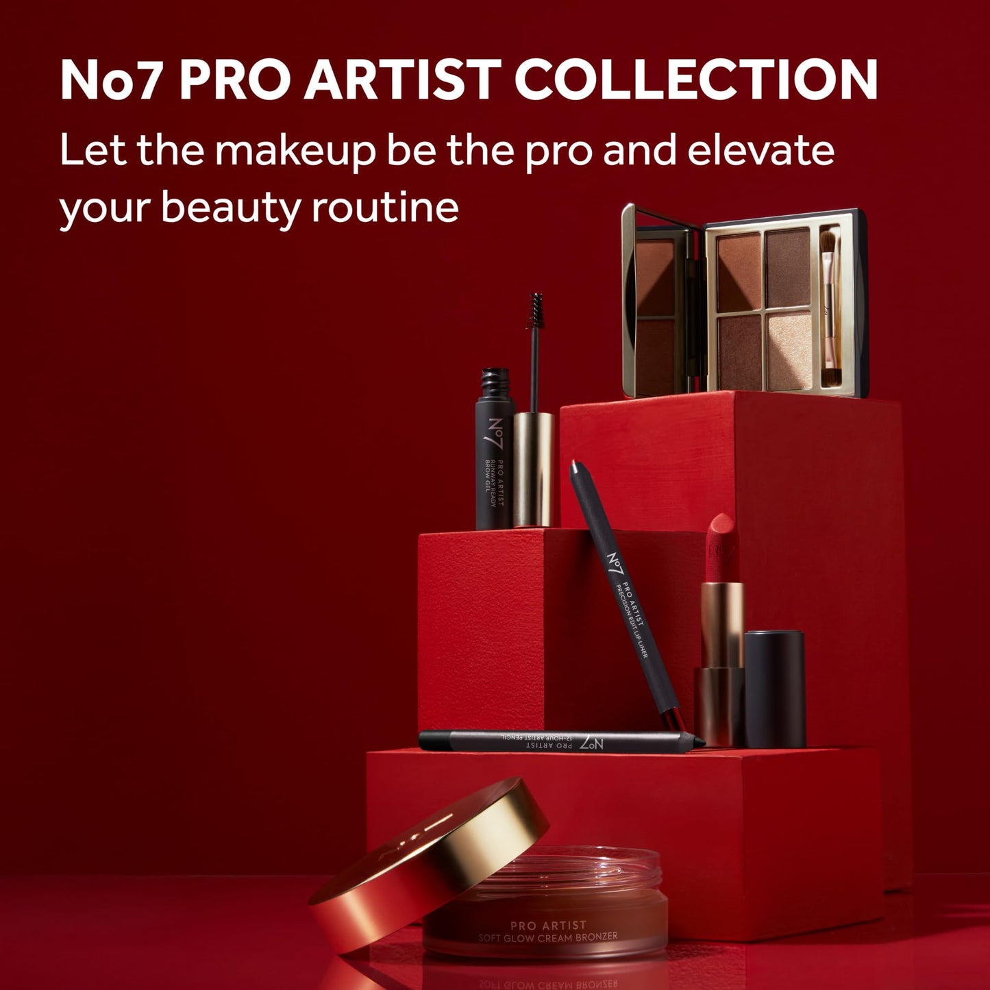 No7 Pro Artist That's a Wrap Tubing Mascara - Buildable & Lengthening Mascara for a High-Impact Finish - Volumizing Tube Mascara to Keep Lashes in Place All Day - Black (0.28 fl oz)