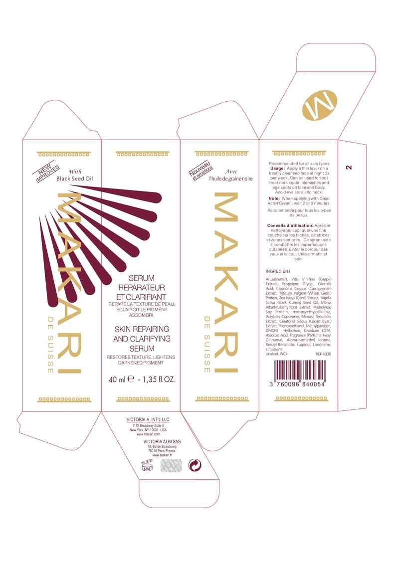 Makari Classic Skin Repairing & Clarifying Serum (1.35 fl oz) | Tone-Refining Facial Serum with Botanical Moisturizers | Helps Improve Texture & Clarity | Suitable for All Skin Types