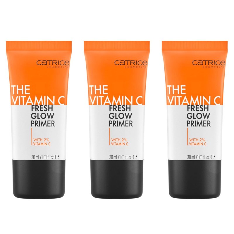 Catrice Vitamin C Fresh Glow Primer - Hydrating Base for Radiant Skin | Vegan & Paraben-Free