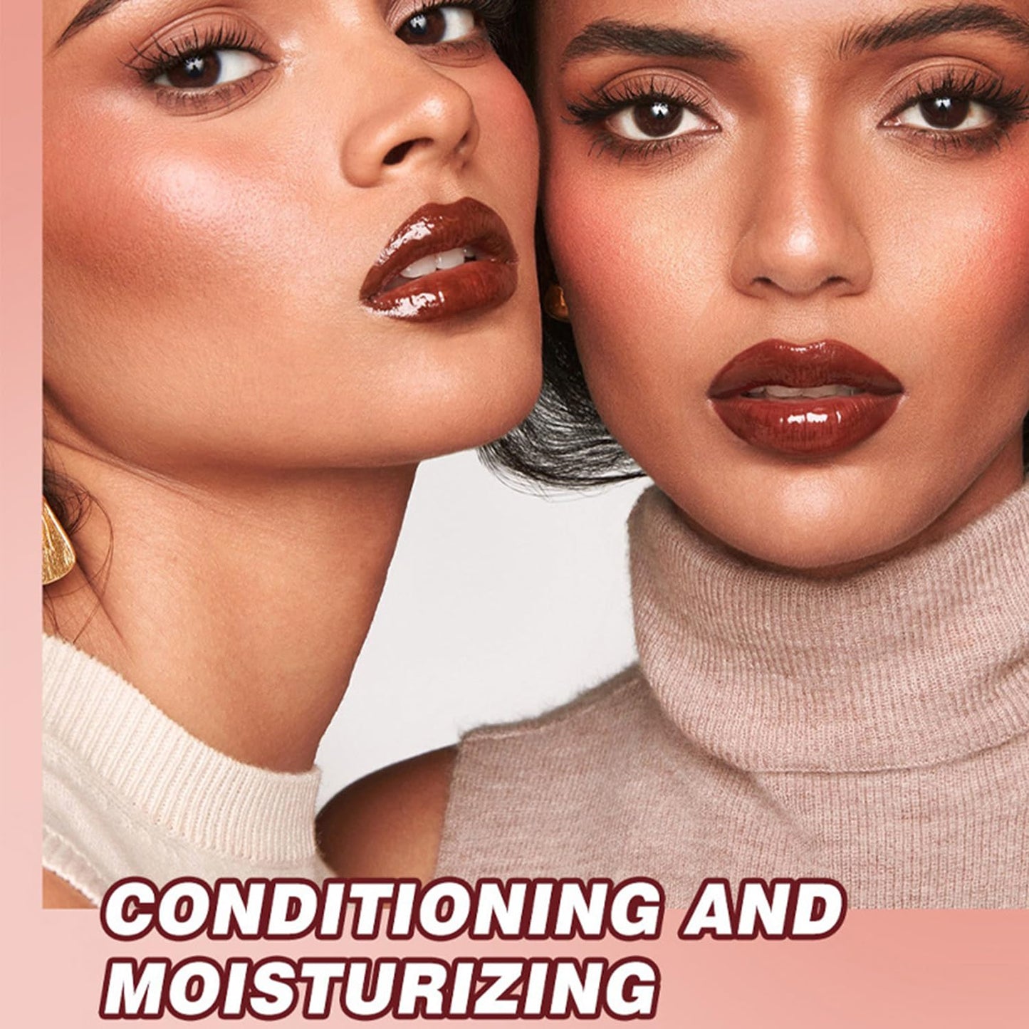 TAIKELOP Tinted Lip Serum with Donut-Shaded Applicator: Hydrating Lip Serum for Glossy, Nourished Lips with Plumping Polypeptides,8 Colors for Choosing