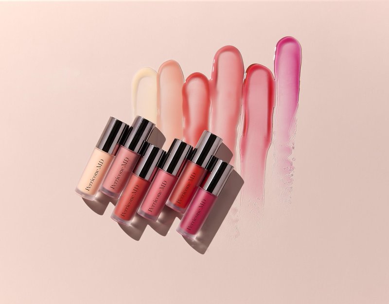 Perricone MD No Makeup Hydrating Lightweight Lip Oil for Women - Reduces Vertical Lines & Dry Texture, Enhances Lip Volume - Lip Peptide Treatment, Pink Grapefruit, 5.5ml.
