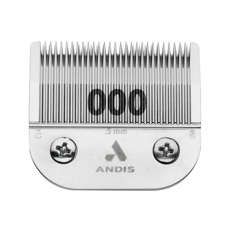 Andis Ceramic Edge Carbon-Infused Clipper Blade - 0.5mm Close Cutting for Body Grooming | Compatible with Andis & Oster Clippers