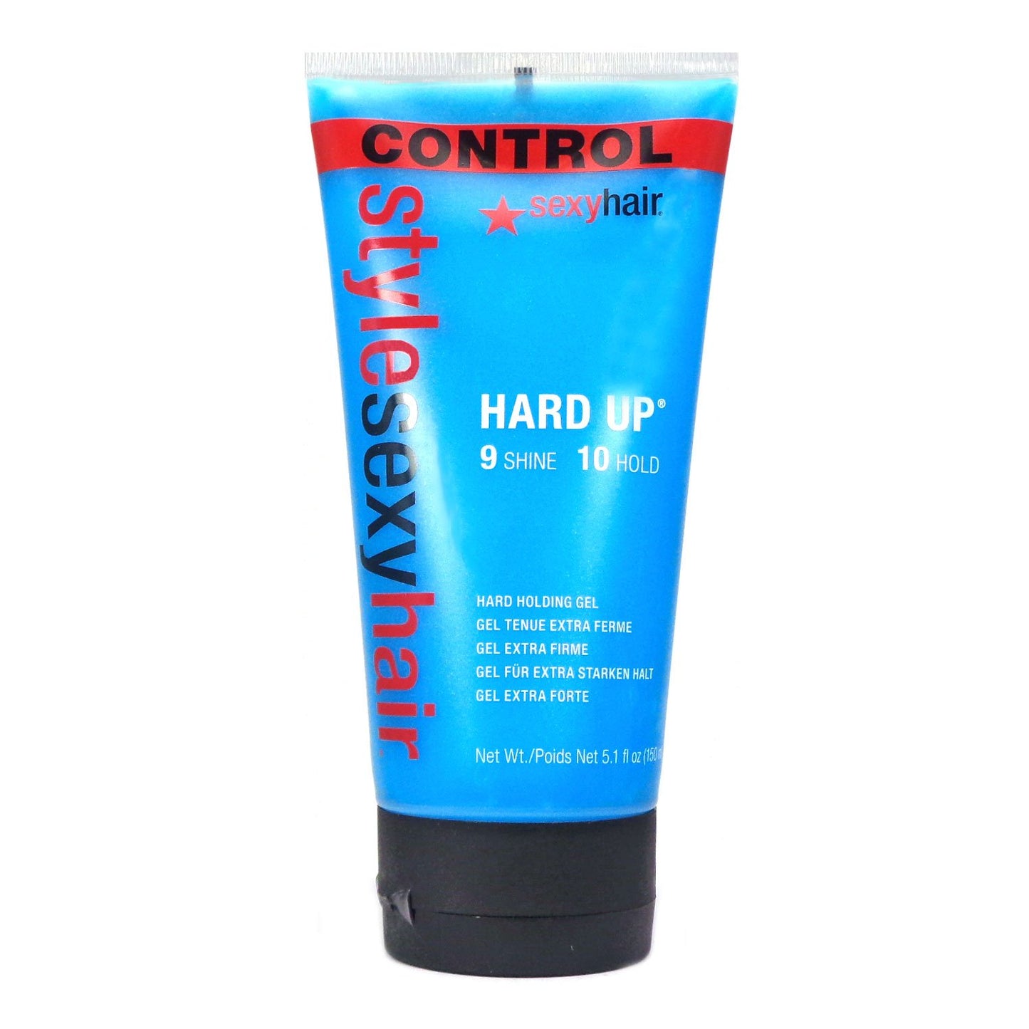 Style Sexy Hair Control Hard Up Gel - Strong Hold Hair Gel, 5.1 Fl Oz