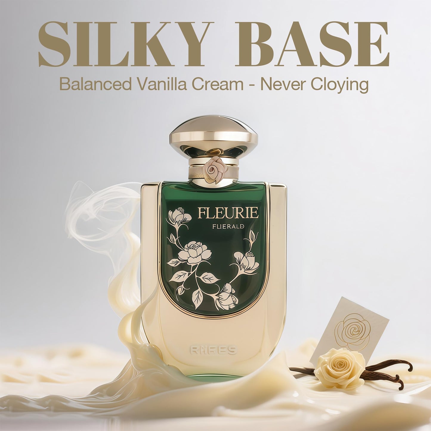 AFLUXE Riiffs Fleurie Emerald Women Perfume with Vanilla, Caramel, Floral, Lemon Scent - Eau de Parfum Long-Lasting Fragrance for Women, 3.40 Ounce / 100 ml