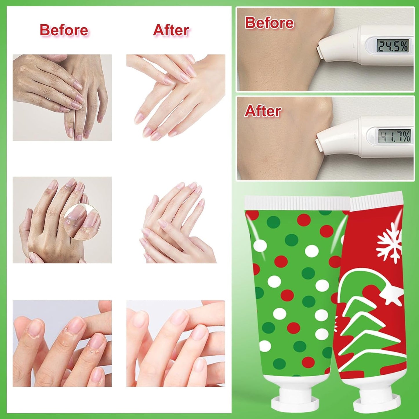 50 Pcs Christmas Hand Cream Set - Travel Size Winter Scented Lotion for Women & Girls - Unique Stocking Stuffers (Nutcracker)