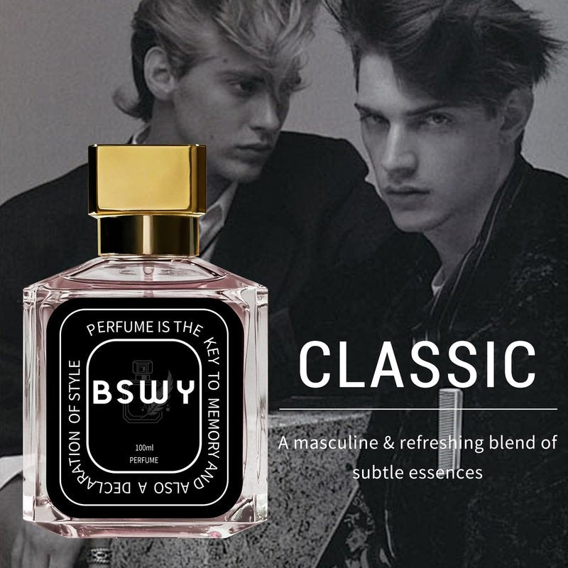 Perfume & Cologne for Men - Daily & Nighttime Eau de Parfum - Long Lasting 8-10 Hours Fragrance with Wood, Citrus, Agarwood, Leather, Vetiver and Musk - 100ml / 3.4fl oz